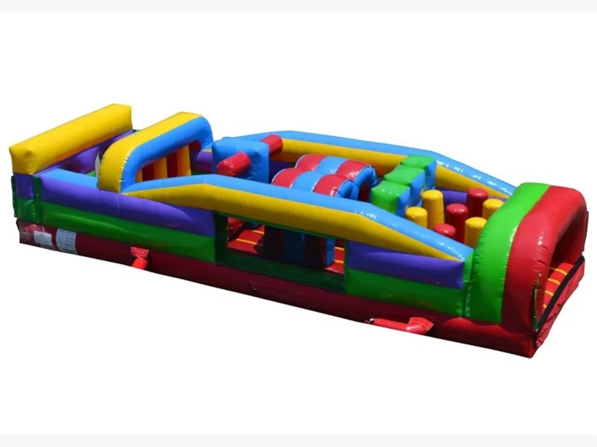 7-Element Retro Inflatable Obstacle Course obstacle course rentals option for Bridgeport, CT