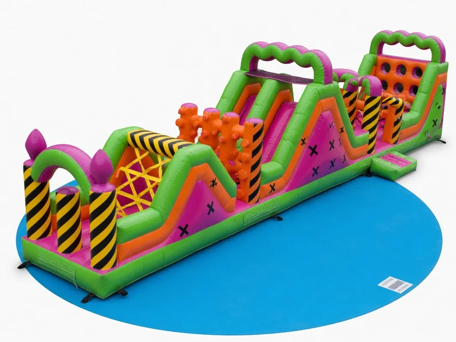 72FT Danger Zone Obstacle Course obstacle course rentals option for Richmond, VA