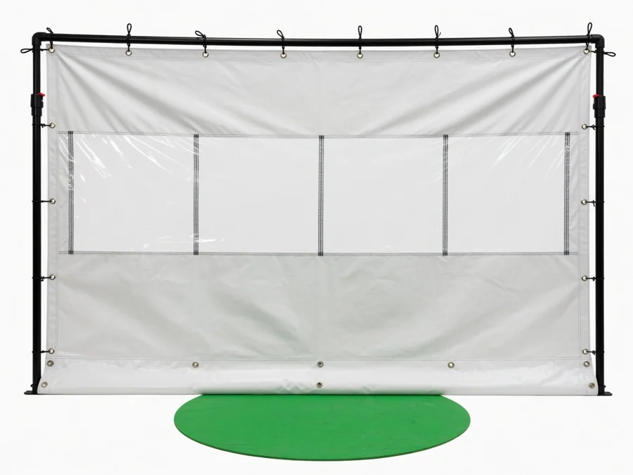7x20 Window Pole Tent Wall tent rentals option for Warwick, RI