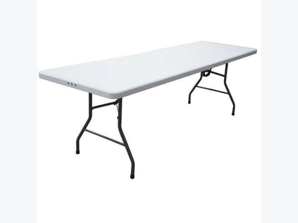 8' Banquet Table table and chair rentals option for Summerville, SC