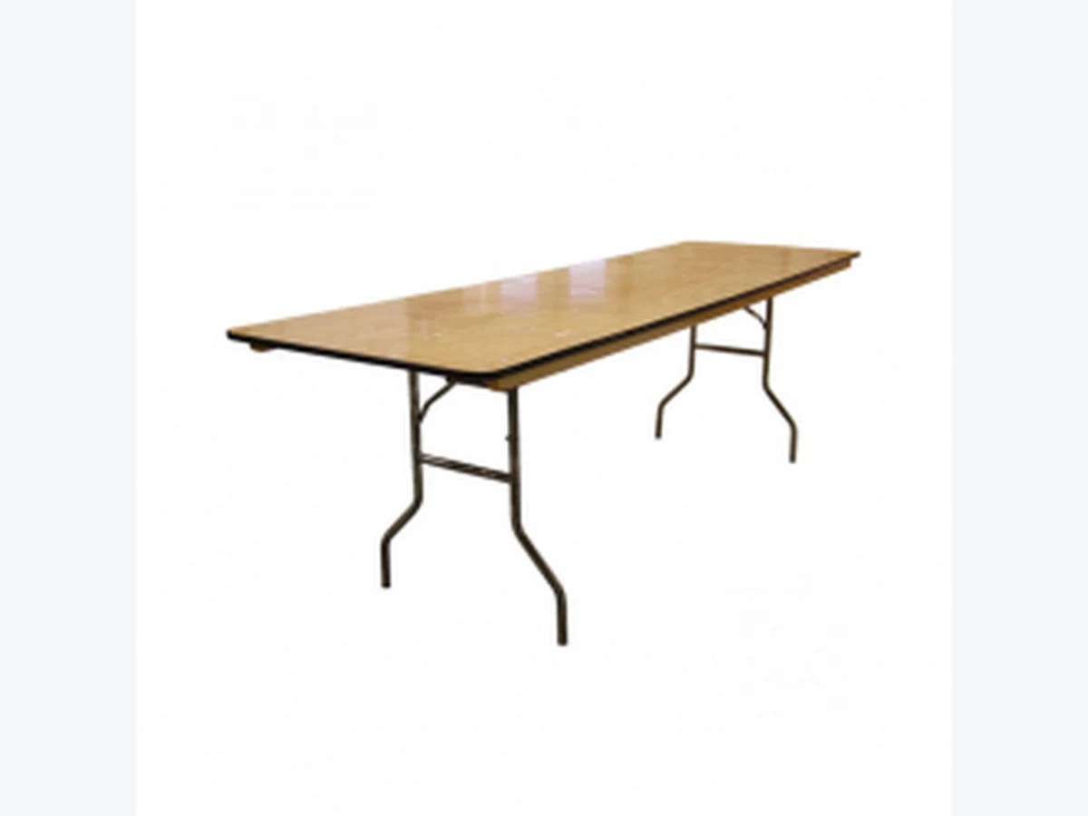 8-ft Banquet Table (8 x 30) table and chair rentals option for Wilmington, NC