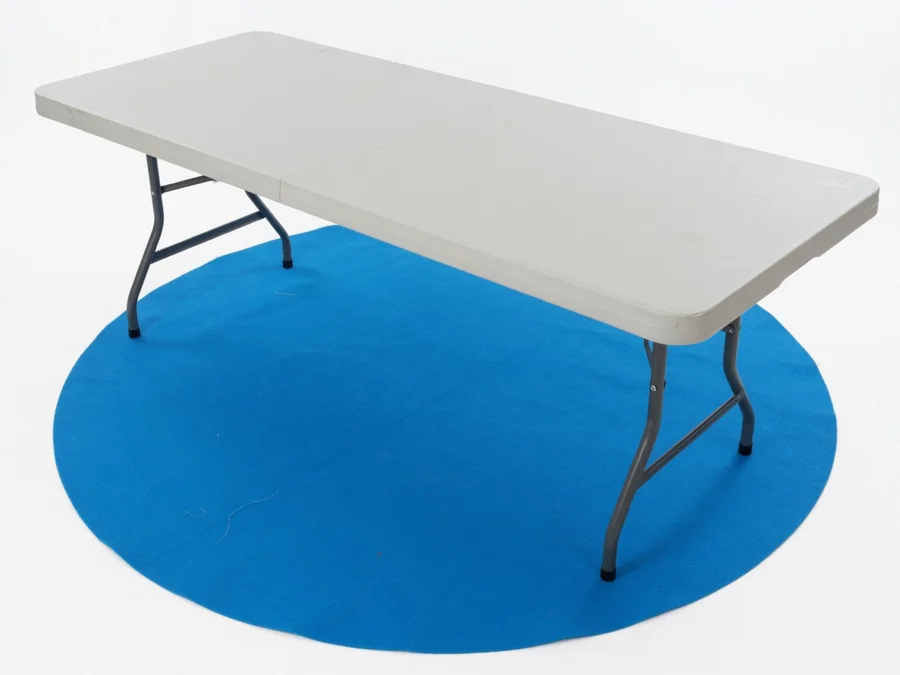 8-ft Plastic Banquet Table (8 x 30) table and chair rentals option for Wilmington, NC