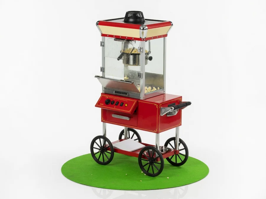 8oz Popcorn Machine with Cart concession machine rentals option for Charlotte, NC