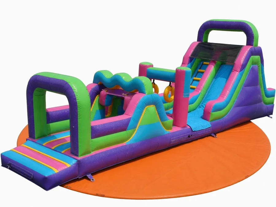 90' 3 Piece Obstacle Course obstacle course rentals rental option in Raleigh, NC