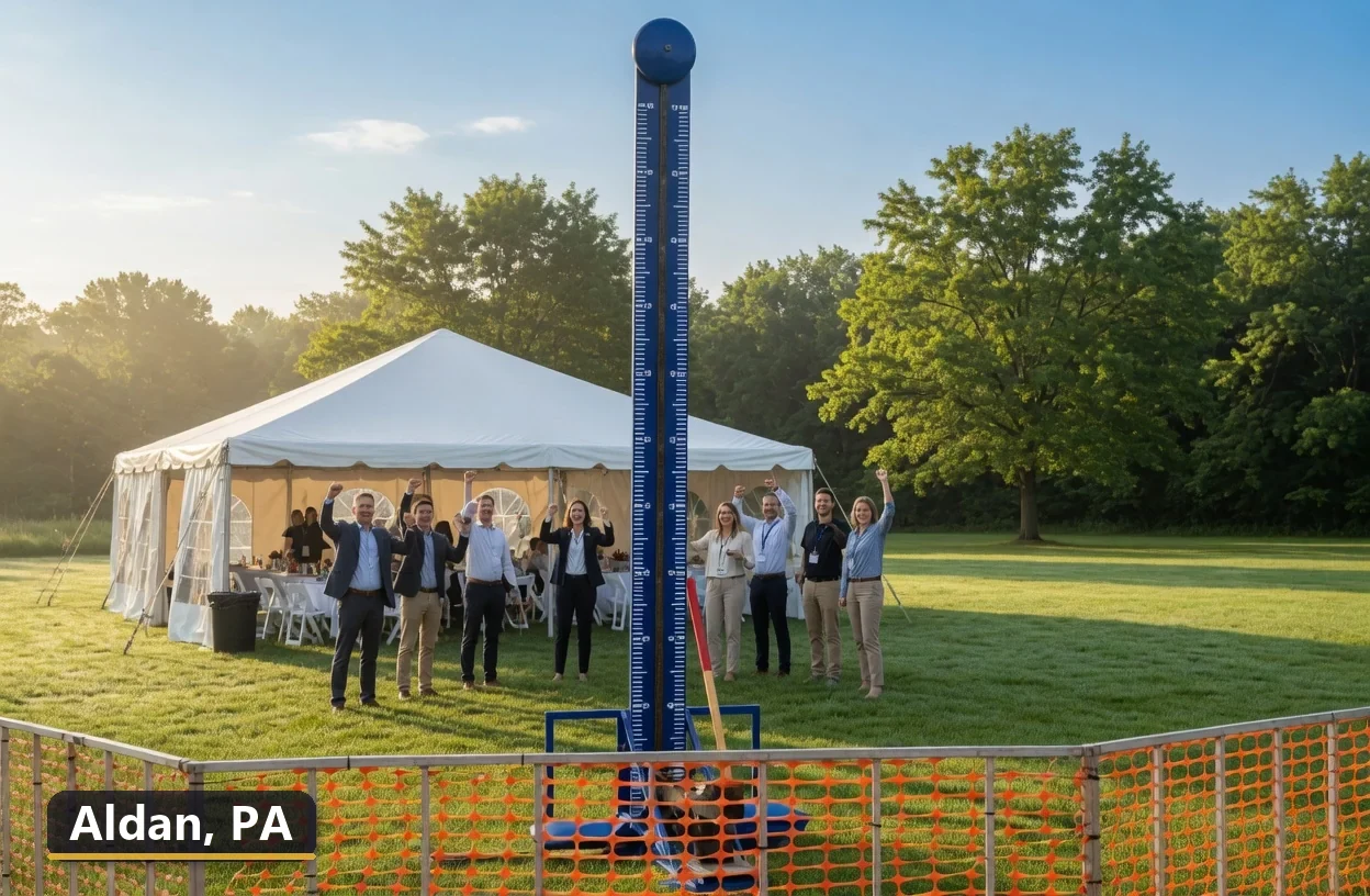High striker carnival game rental in Aldan, Pennsylvania for field days, parties and events