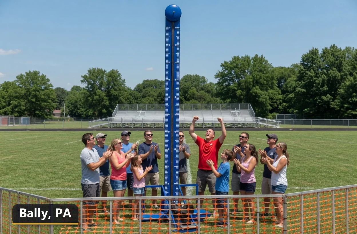 High striker carnival game rental in Bally, Pennsylvania for field days, parties and events