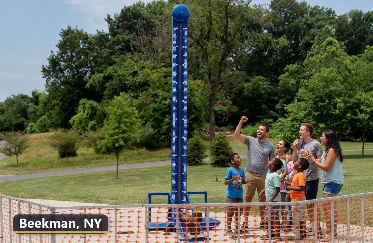 High striker carnival game rental in Beekman, New York for field days, parties and events
