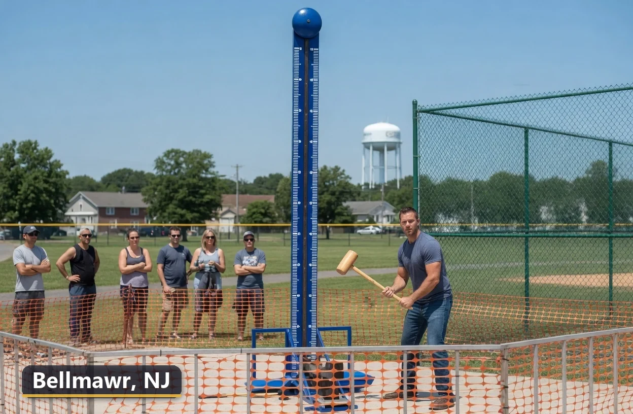 High striker carnival game rental in Bellmawr, New Jersey for field days, parties and events