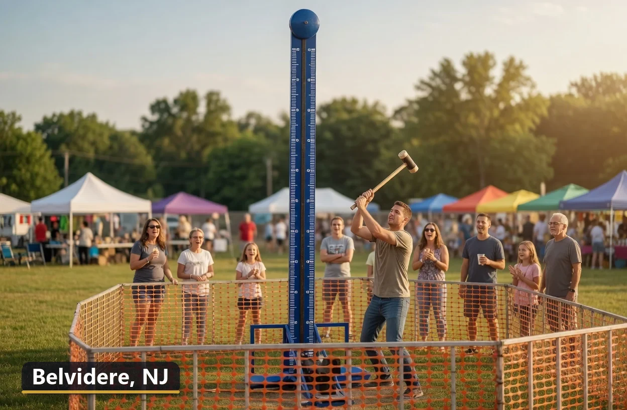 High striker carnival game rental in Belvidere, New Jersey for field days, parties and events