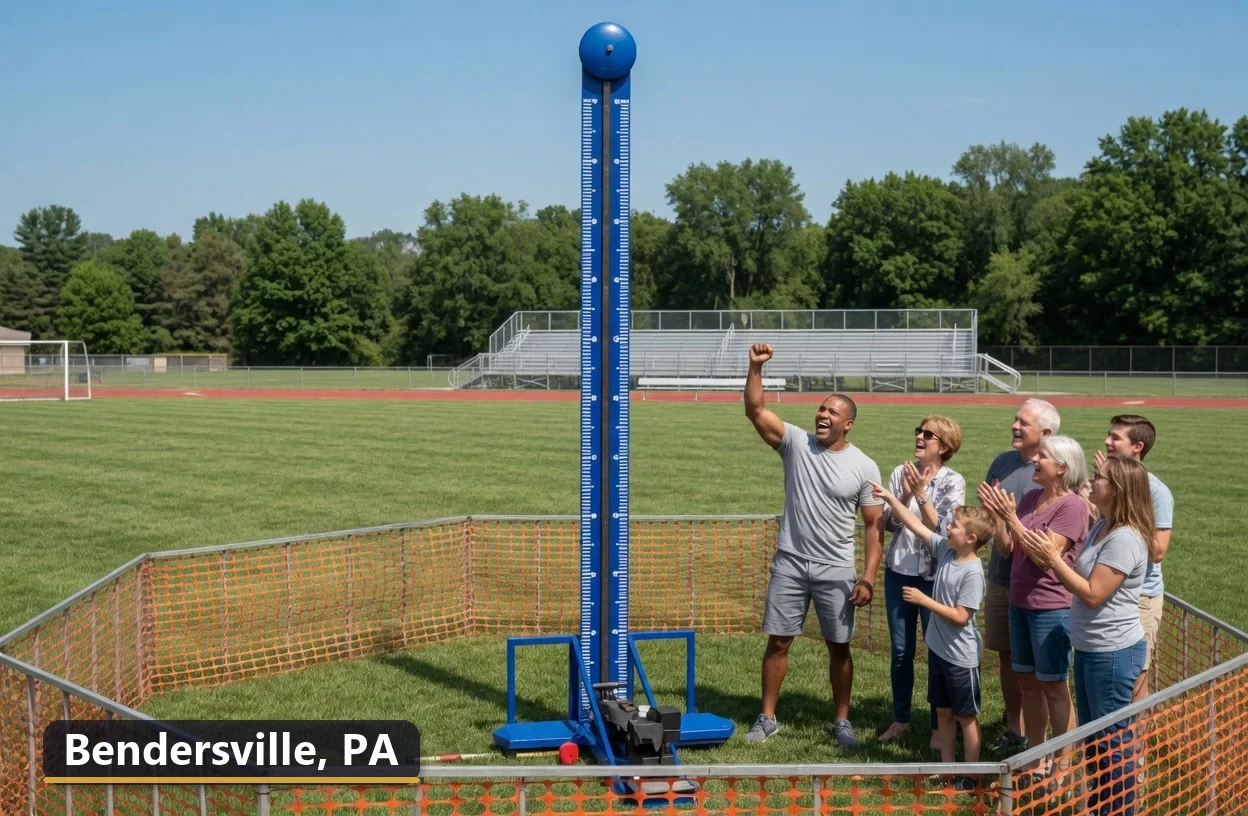 High striker carnival game rental in Bendersville, Pennsylvania for field days, parties and events