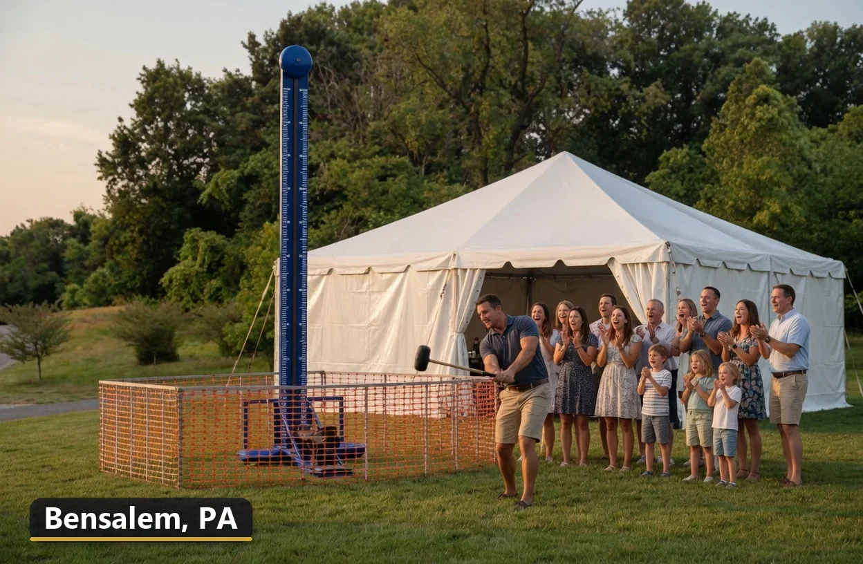 High striker carnival game rental in Bensalem, Pennsylvania for field days, parties and events