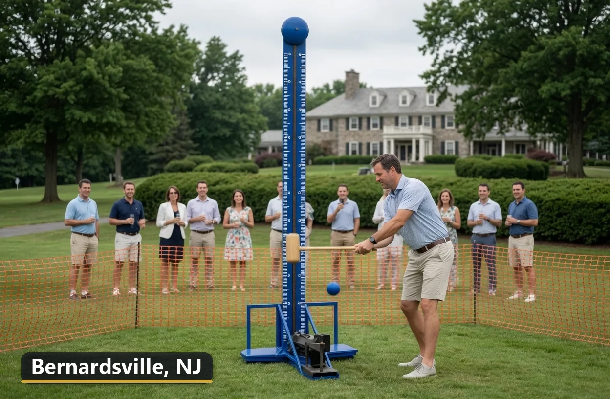 High striker carnival game rental in Bernardsville, New Jersey for field days, parties and events