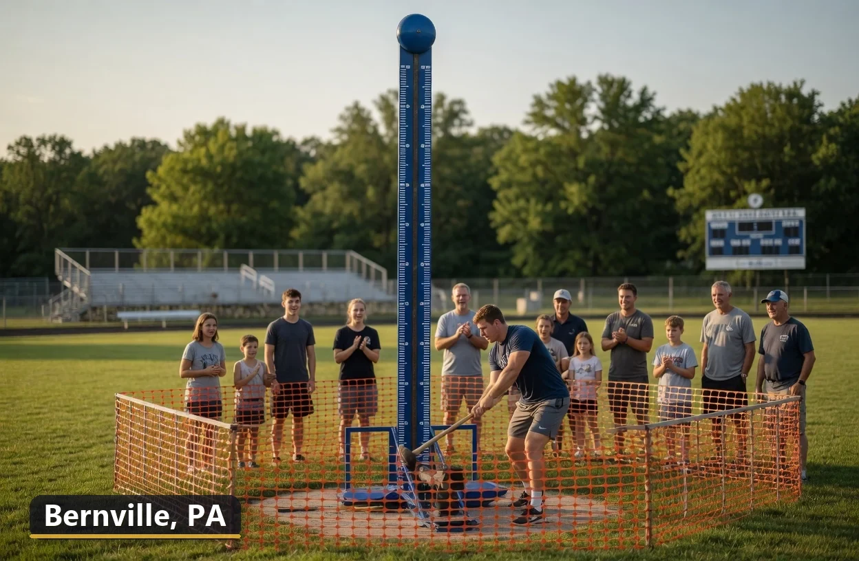 High striker carnival game rental in Bernville, Pennsylvania for field days, parties and events