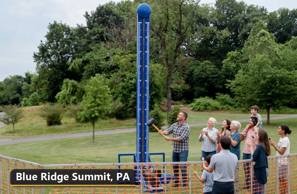 High striker carnival game rental in Blue Ridge Summit, Pennsylvania for field days, parties and events