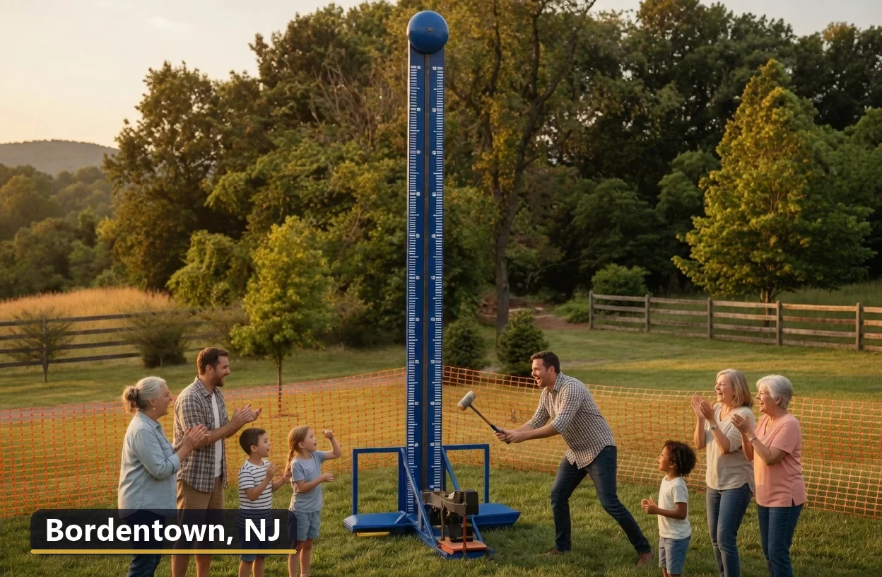 High striker carnival game rental in Bordentown, New Jersey for field days, parties and events