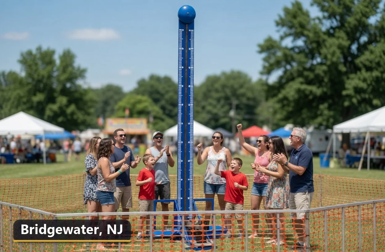 High striker carnival game rental in Bridgewater, New Jersey for field days, parties and events