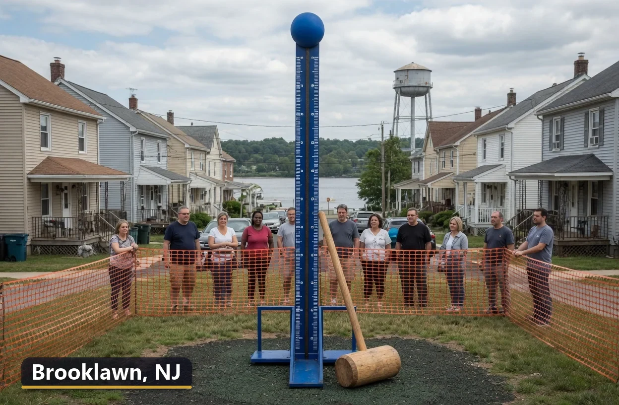 High striker carnival game rental in Brooklawn, New Jersey for field days, parties and events