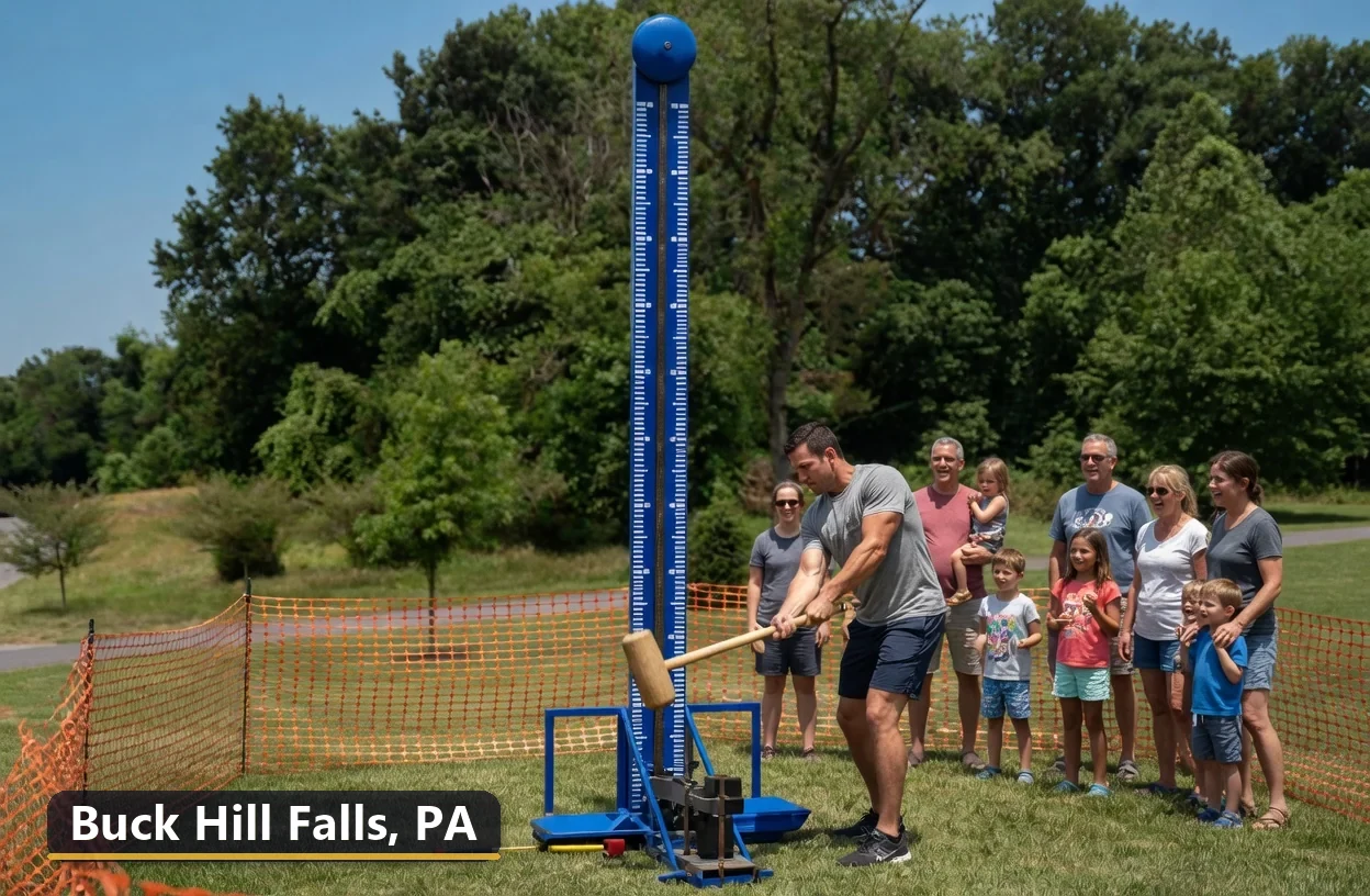 High striker carnival game rental in Buck Hill Falls, Pennsylvania for field days, parties and events