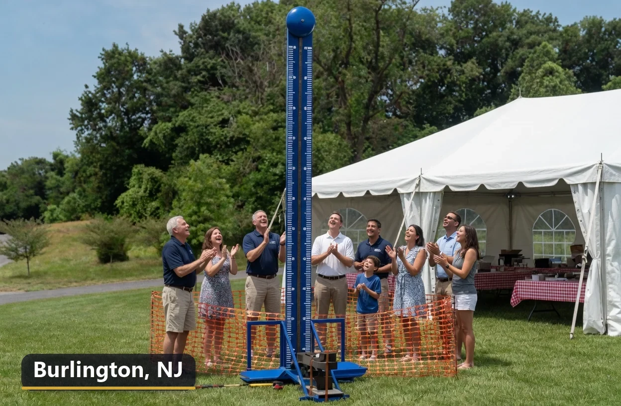High striker carnival game rental in Burlington, New Jersey for field days, parties and events
