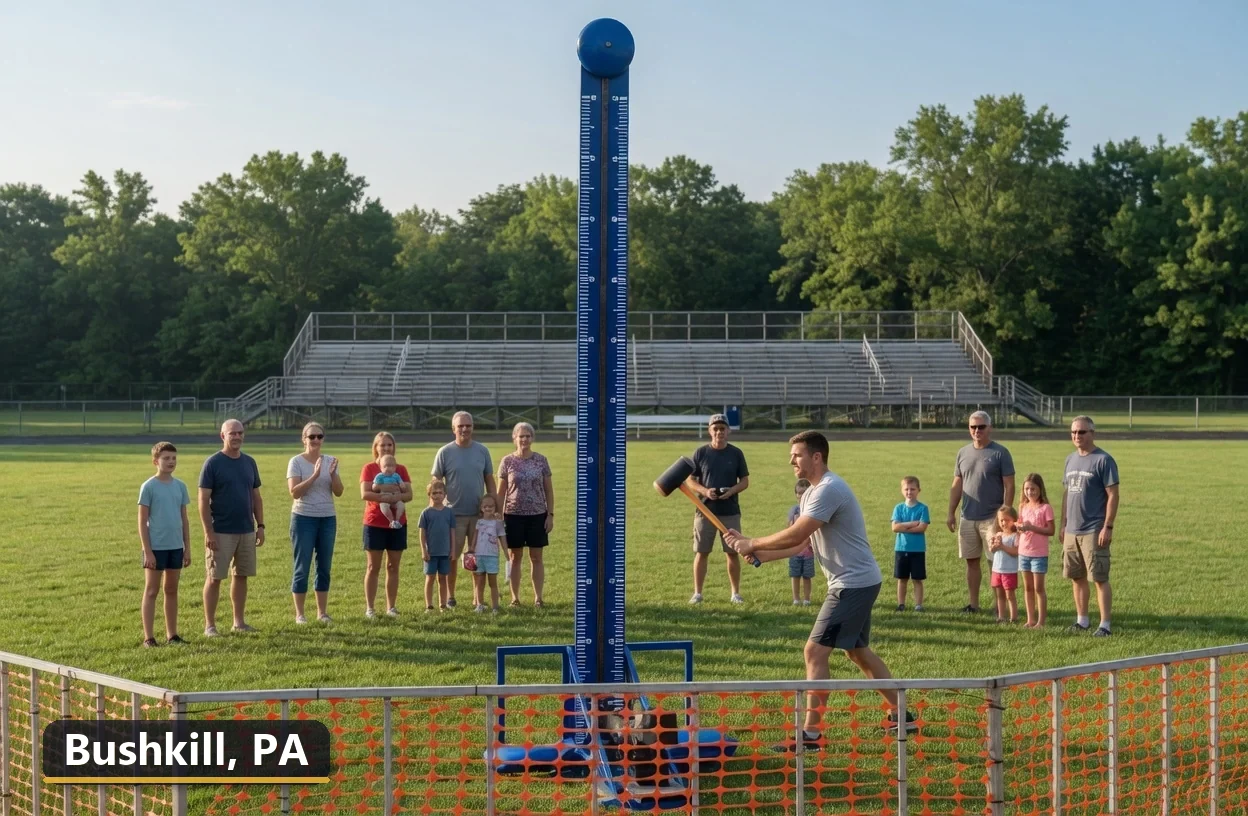 High striker carnival game rental in Bushkill, Pennsylvania for field days, parties and events