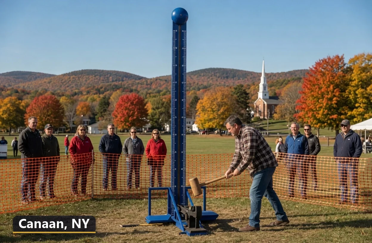 High striker carnival game rental in Canaan, New York for field days, parties and events