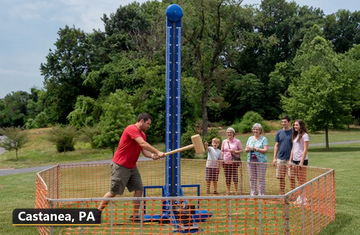 High striker carnival game rental in Castanea, Pennsylvania for field days, parties and events