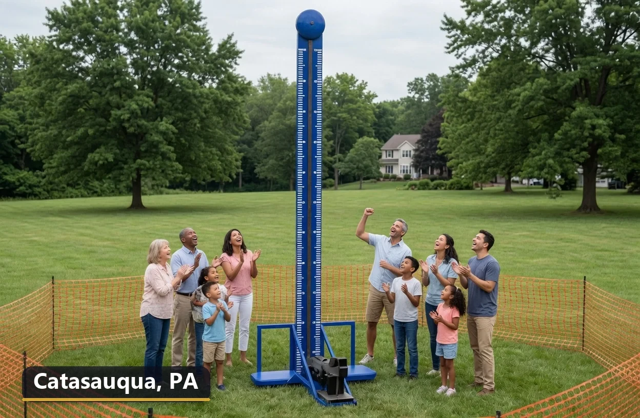 High striker carnival game rental in Catasauqua, Pennsylvania for field days, parties and events
