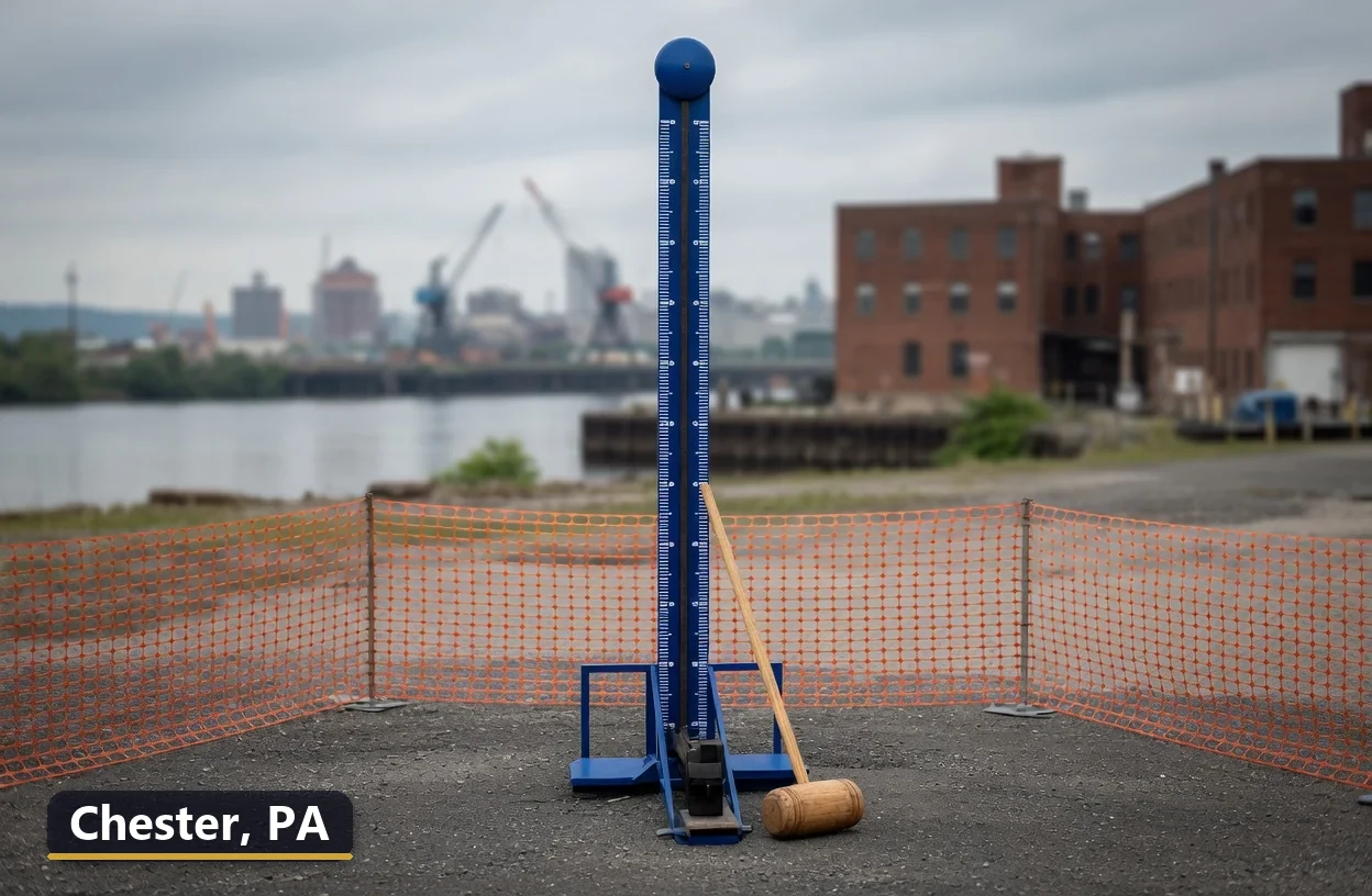 High striker carnival game rental in Chester, Pennsylvania for field days, parties and events