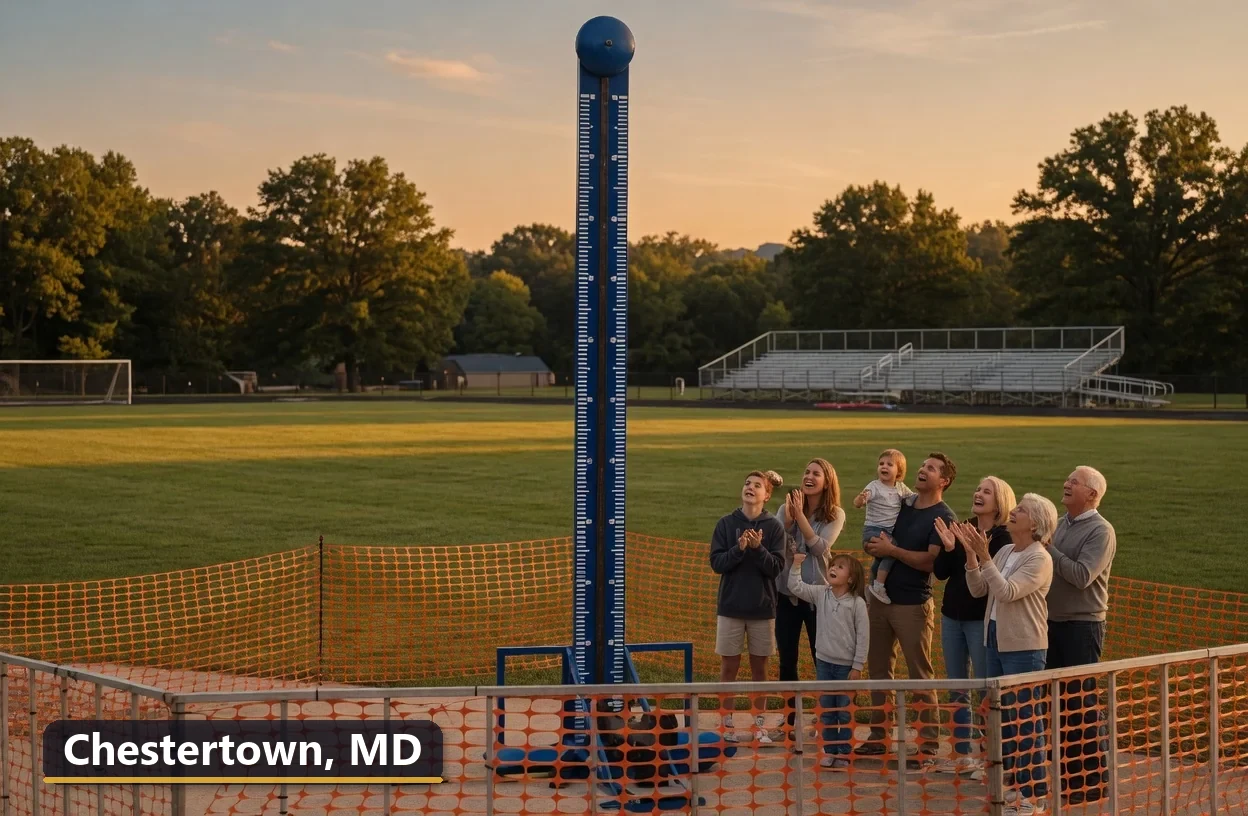 High striker carnival game rental in Chestertown, Maryland for field days, parties and events