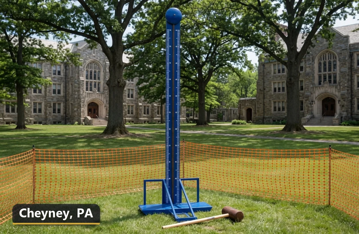 High striker carnival game rental in Cheyney, Pennsylvania for field days, parties and events