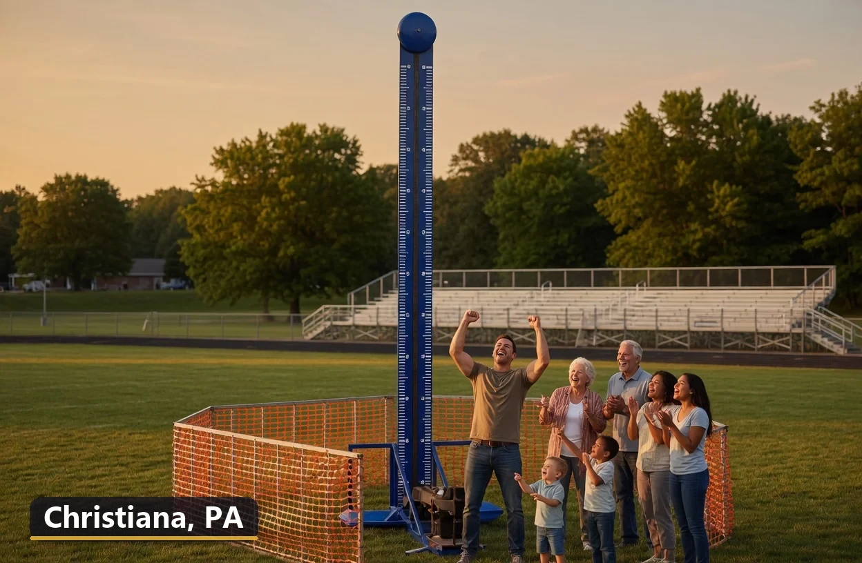 High striker carnival game rental in Christiana, Pennsylvania for field days, parties and events