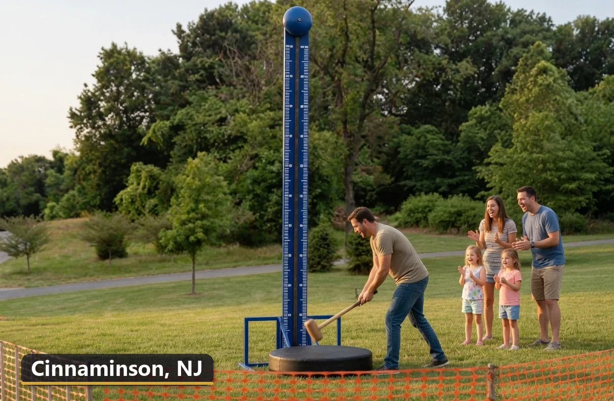 High striker carnival game rental in Cinnaminson, New Jersey for field days, parties and events