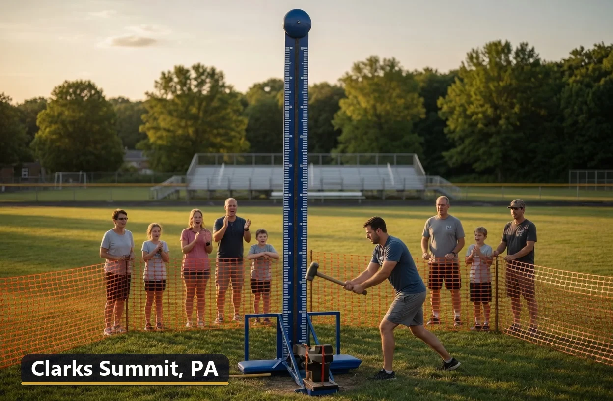 High striker carnival game rental in Clarks Summit, Pennsylvania for field days, parties and events