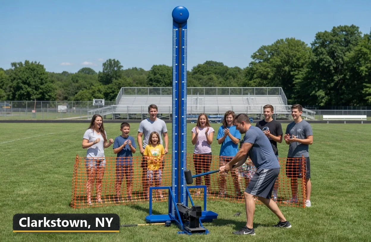 High striker carnival game rental in Clarkstown, New York for field days, parties and events