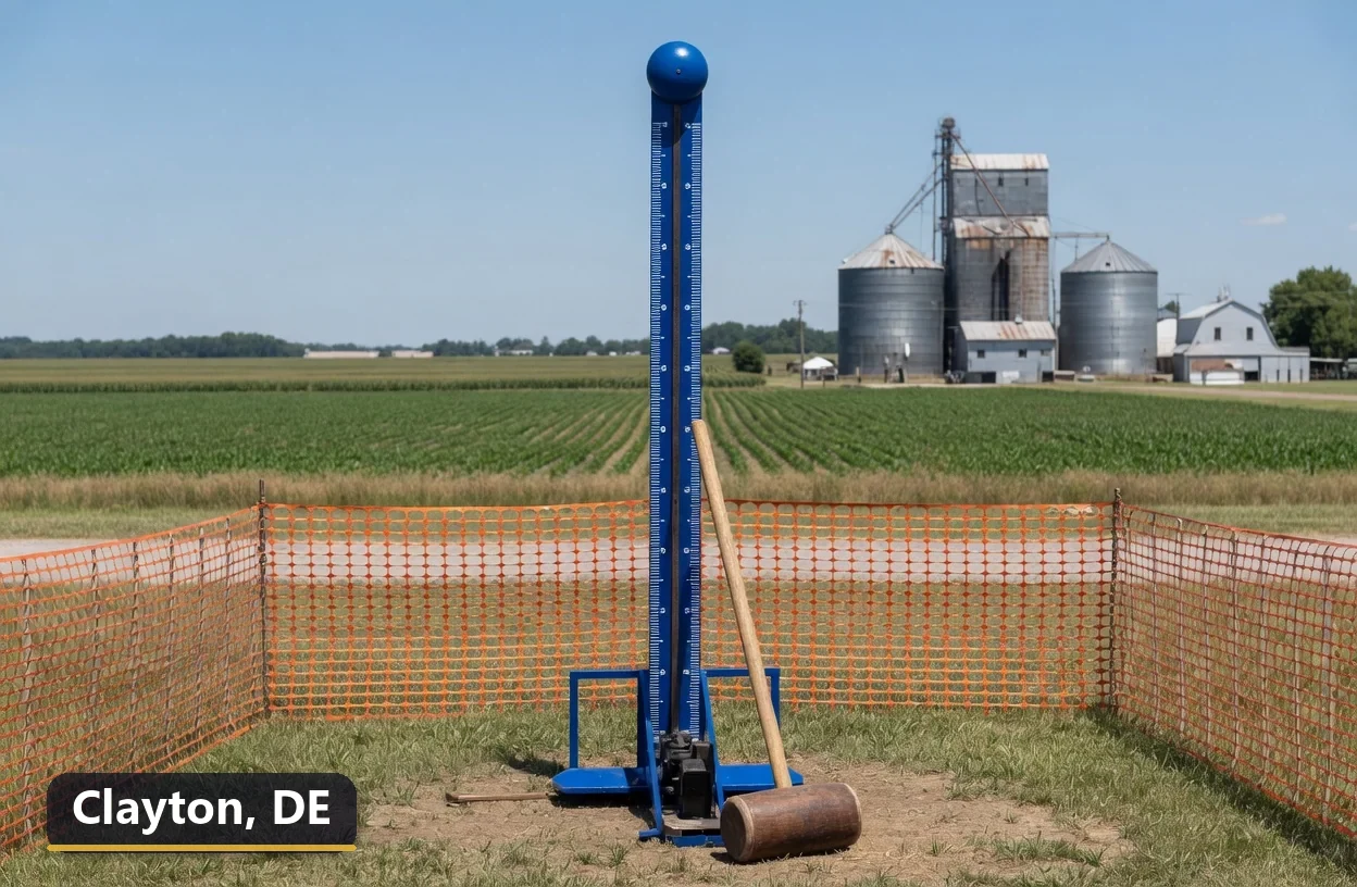 High striker carnival game rental in Clayton, Delaware for field days, parties and events