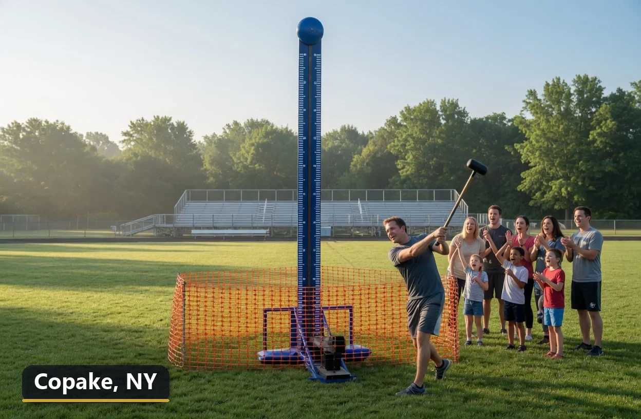 High striker carnival game rental in Copake, New York for field days, parties and events