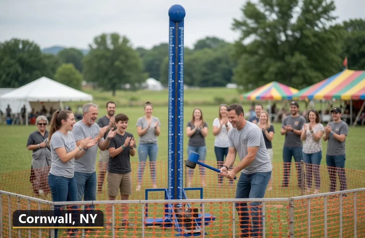 High striker carnival game rental in Cornwall, New York for field days, parties and events