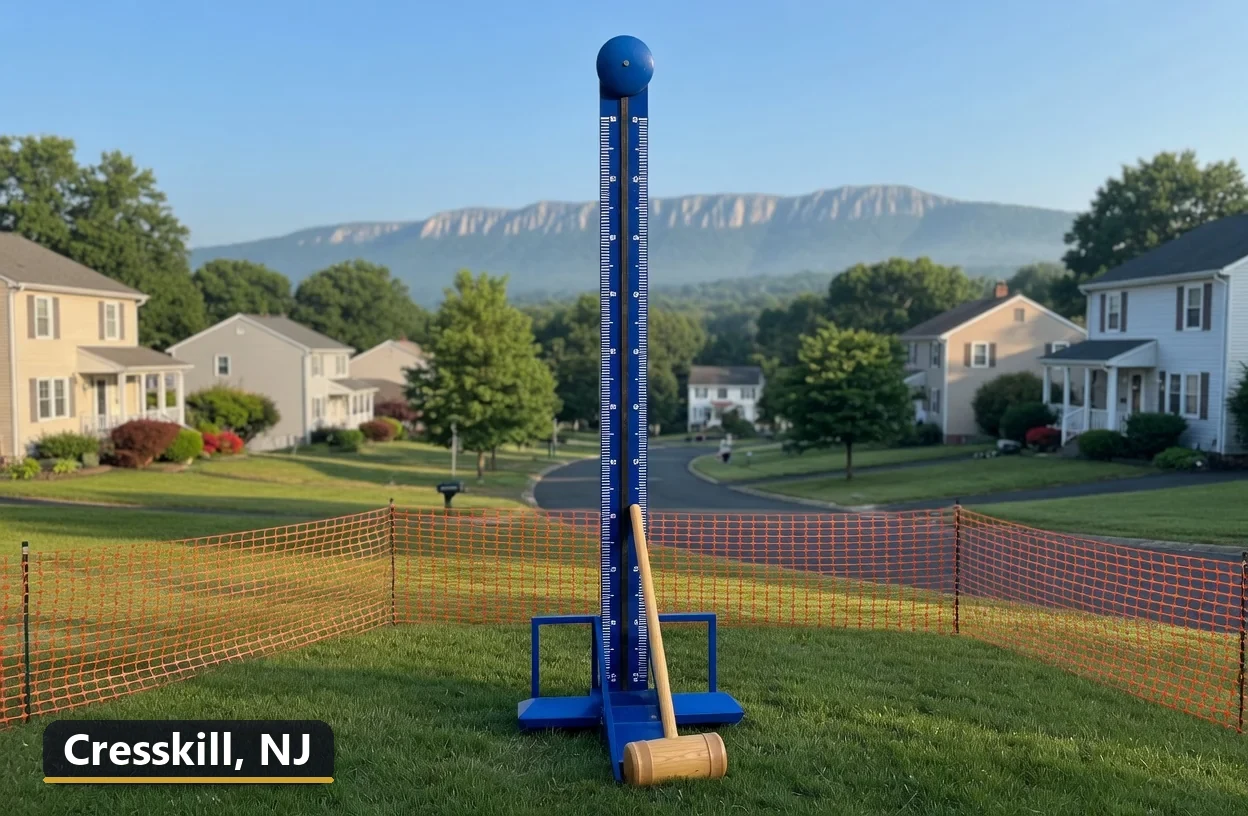 High striker carnival game rental in Cresskill, New Jersey for field days, parties and events