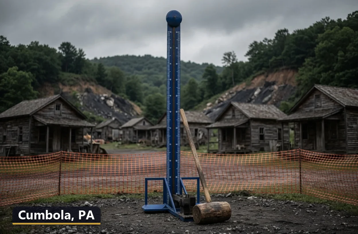 High striker carnival game rental in Cumbola, Pennsylvania for field days, parties and events