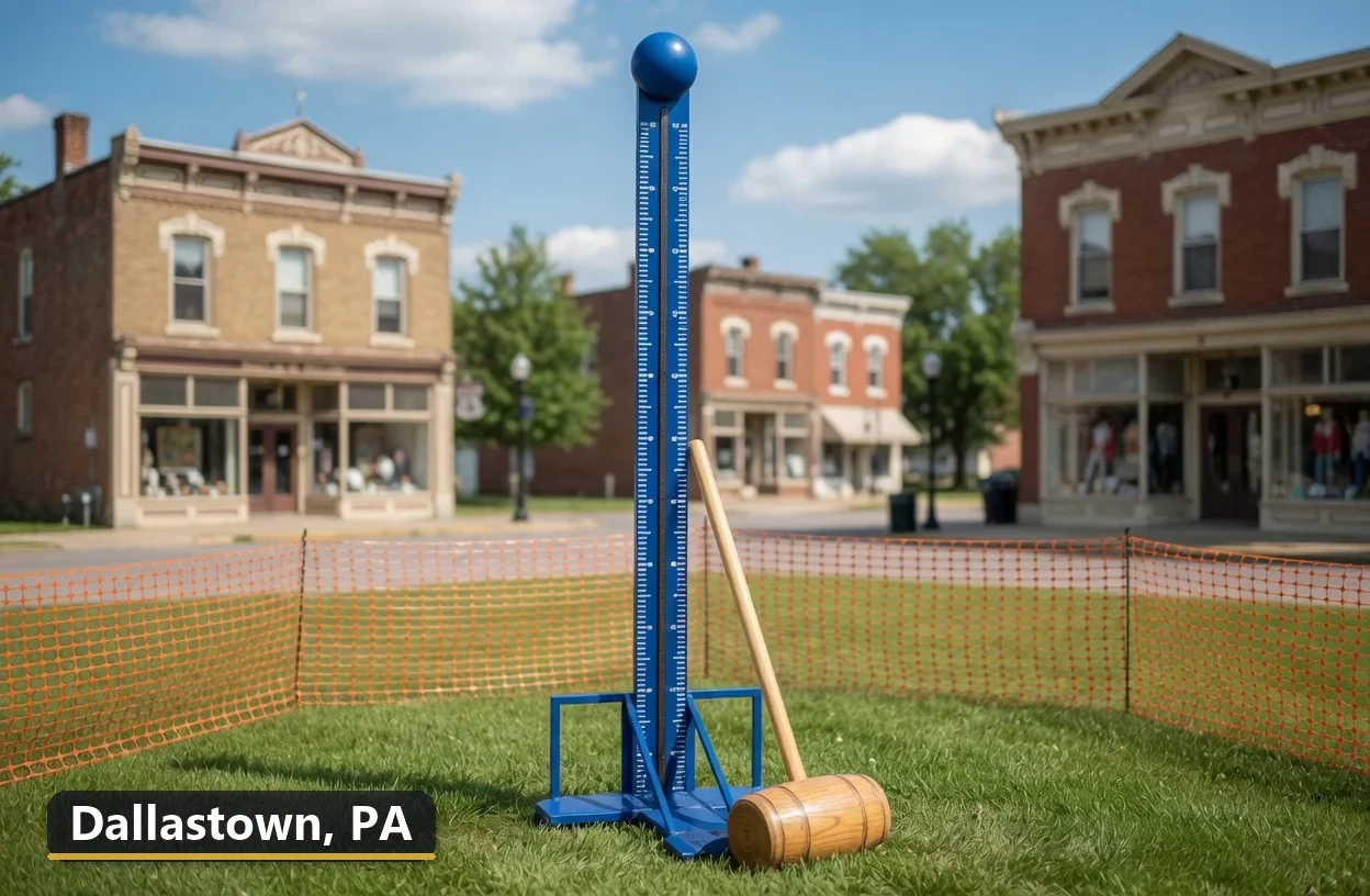 High striker carnival game rental in Dallastown, Pennsylvania for field days, parties and events