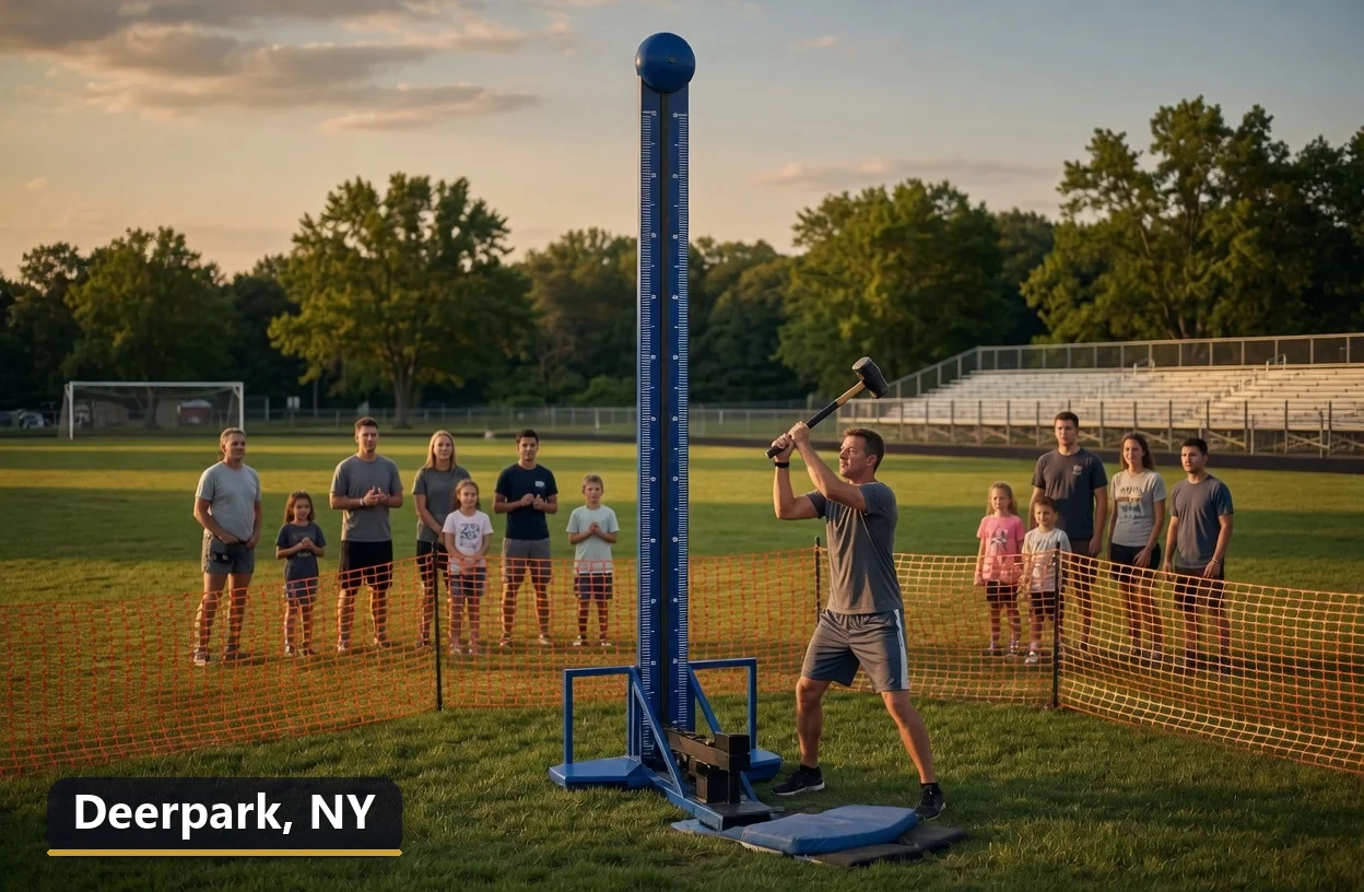 High striker carnival game rental in Deerpark, New York for field days, parties and events