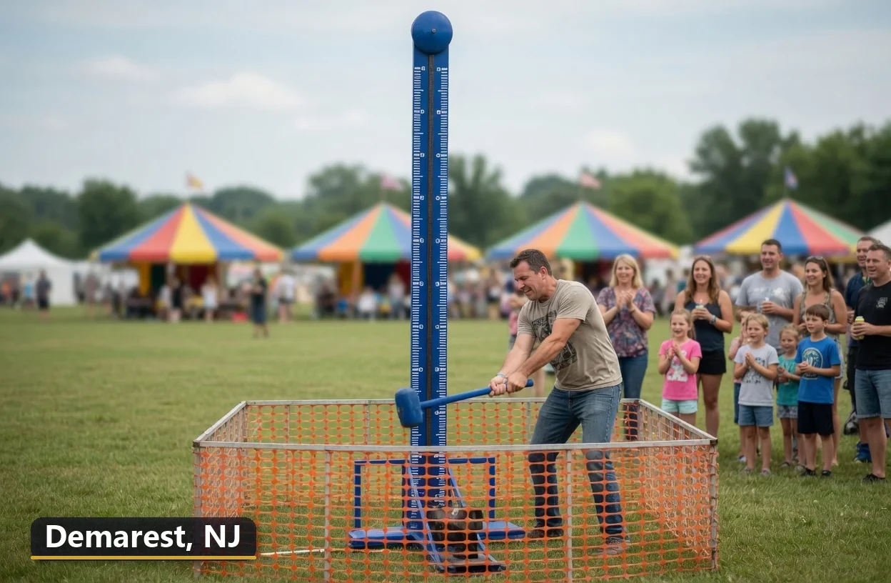 High striker carnival game rental in Demarest, New Jersey for field days, parties and events