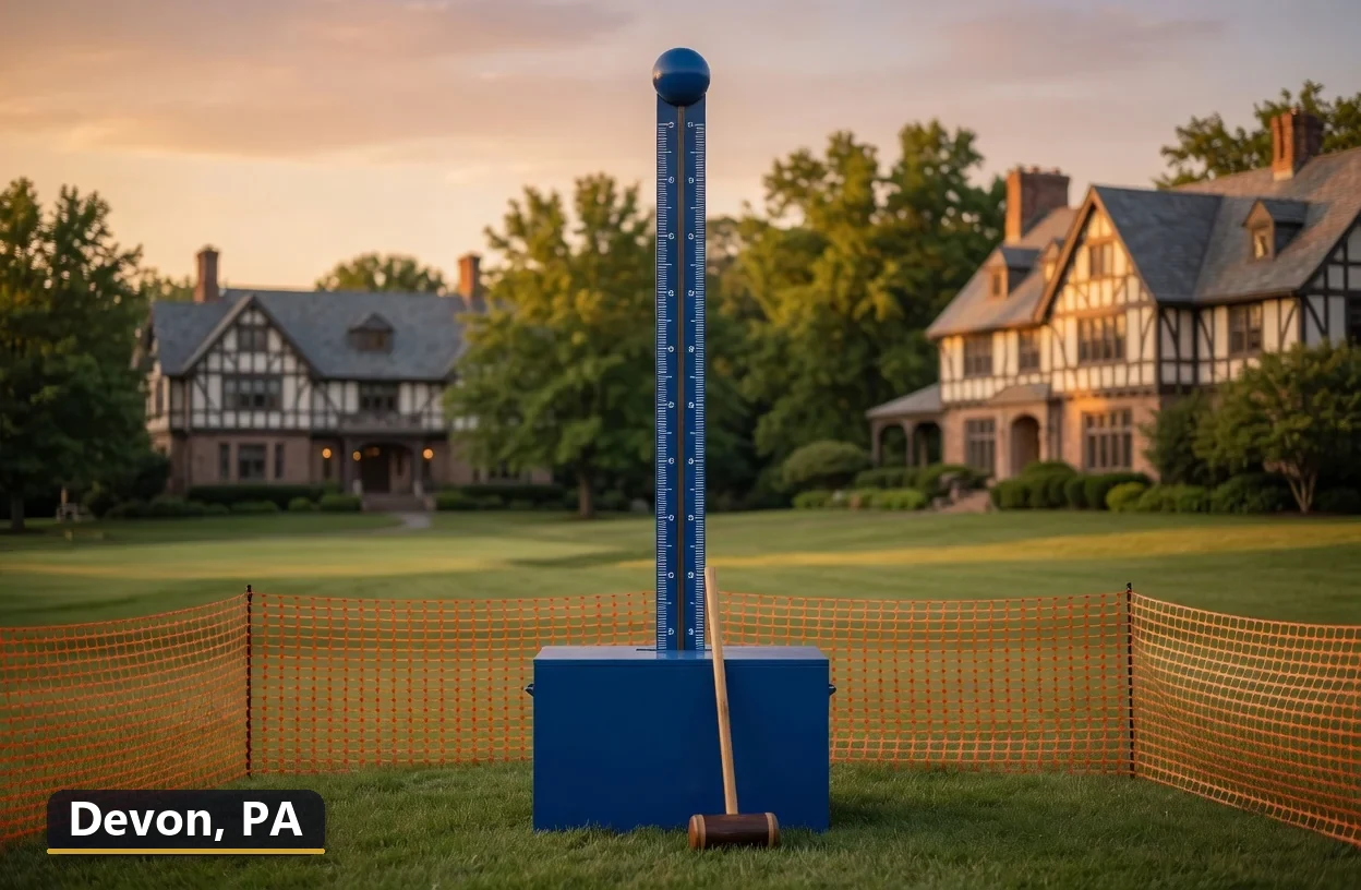 High striker carnival game rental in Devon, Pennsylvania for field days, parties and events