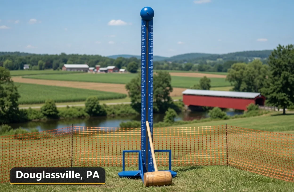 High striker carnival game rental in Douglassville, Pennsylvania for field days, parties and events