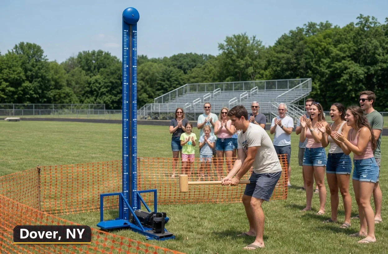 High striker carnival game rental in Dover, New York for field days, parties and events