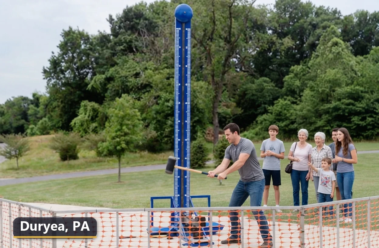 High striker carnival game rental in Duryea, Pennsylvania for field days, parties and events