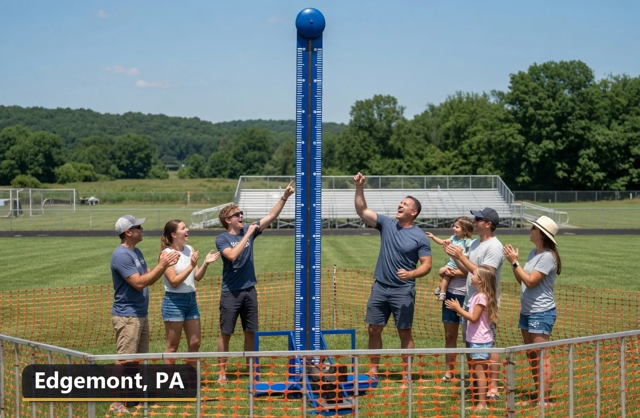 High striker carnival game rental in Edgemont, Pennsylvania for field days, parties and events