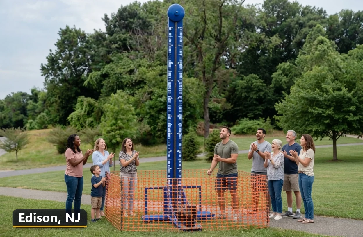High striker carnival game rental in Edison, New Jersey for field days, parties and events