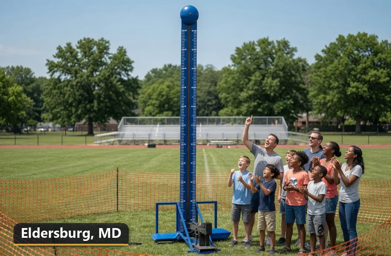High striker carnival game rental in Eldersburg, Maryland for field days, parties and events