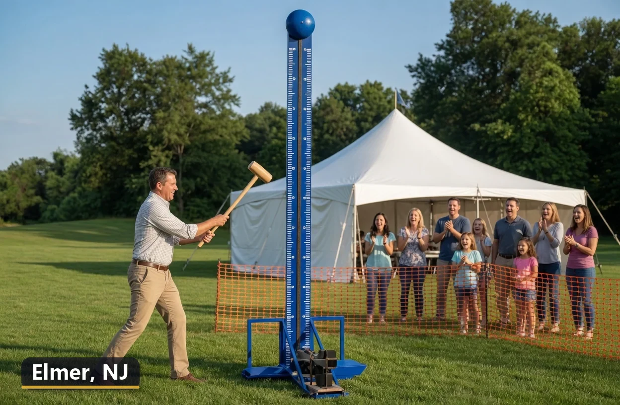 High striker carnival game rental in Elmer, New Jersey for field days, parties and events